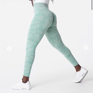 NVGTN Sage green camo leggings